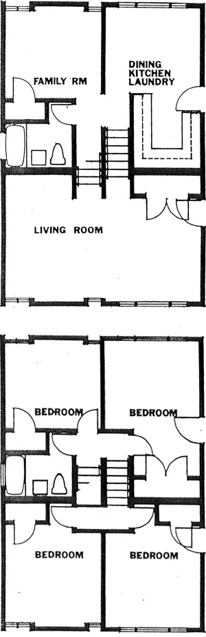 Canalside Apartments 4 Bedroom Floorplan